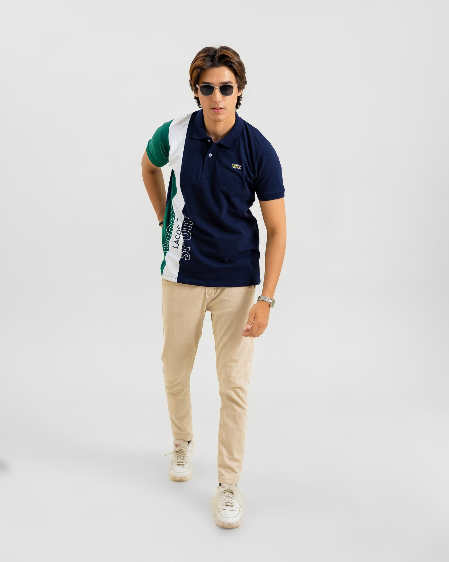 LCST SPORT LINE PREMIUM POLO SHIRT-NAVY,GREEN,WHITE