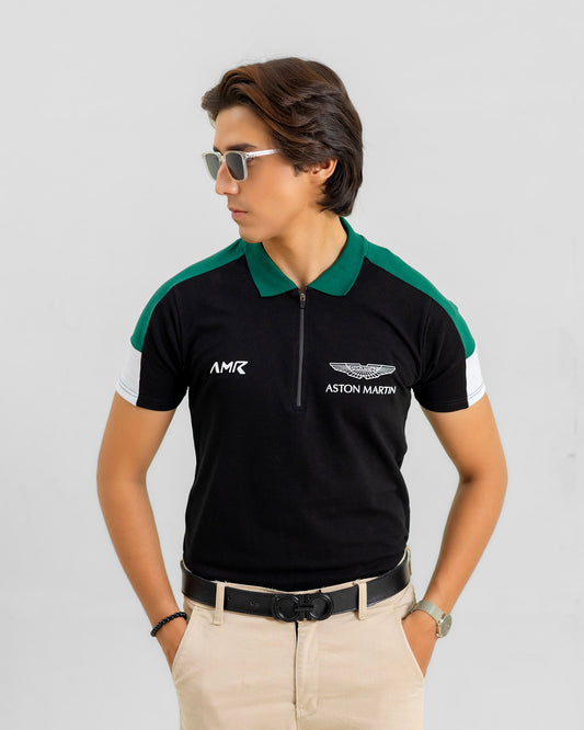 HCKT PREMIUM ZIP NECK POLO