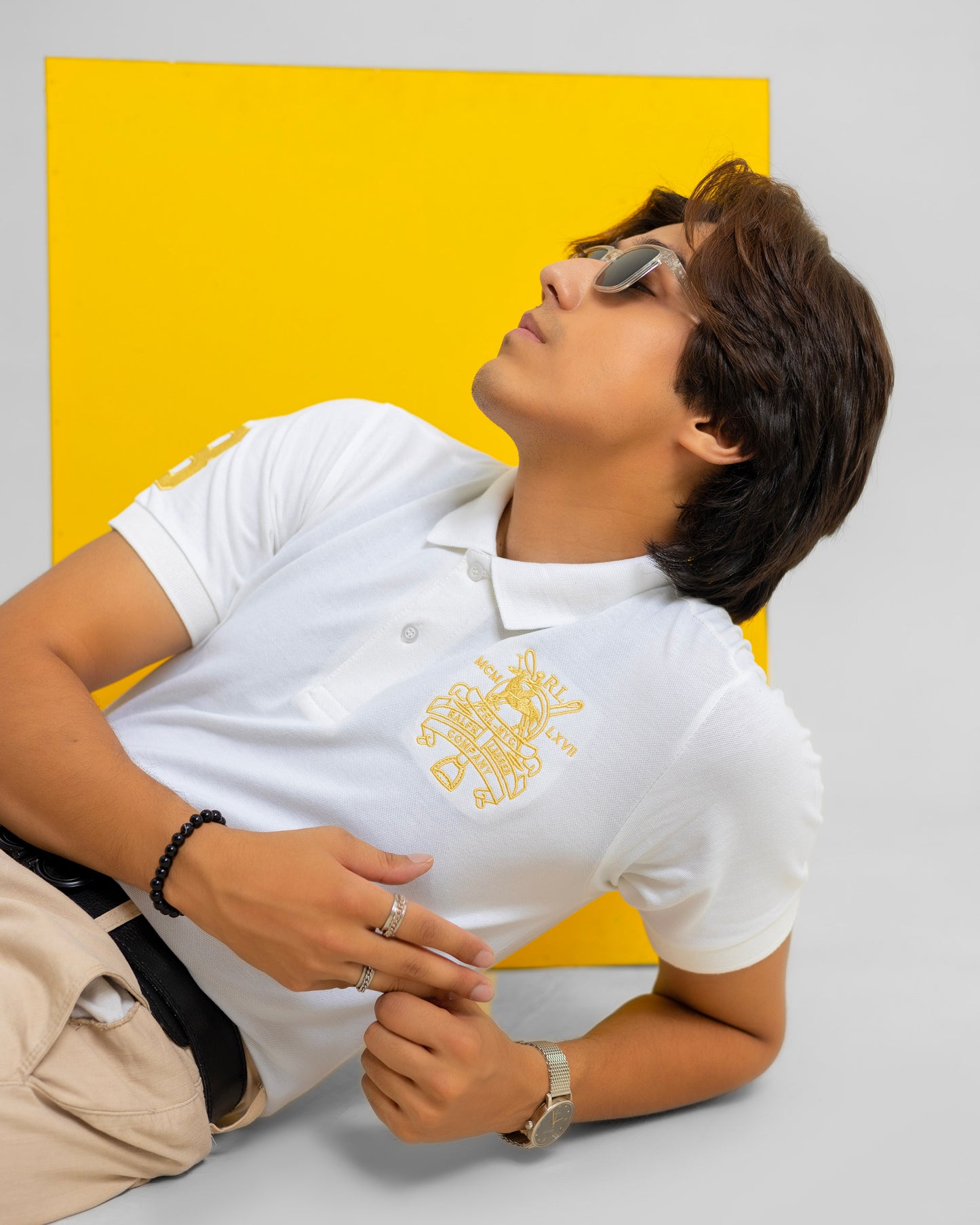 RL GOLD IMPORTED POLO SHIRT WHITE