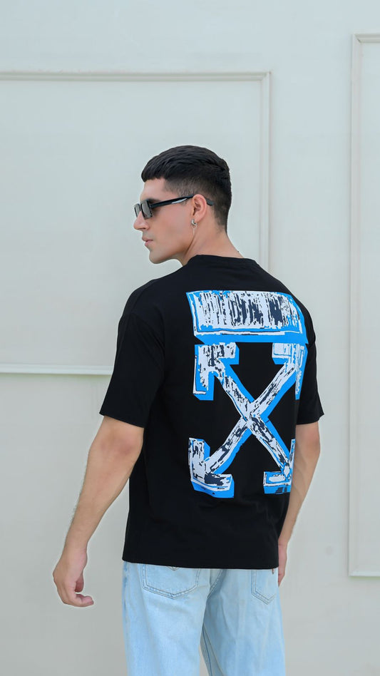 OFF X MIRROR OVERSIZE T SHIRT-IMPORTED