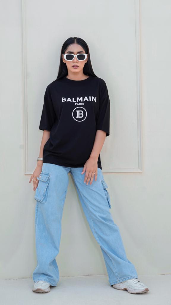 BLMN OVERSIZE T-SHIRT BLACK-IMPORTED