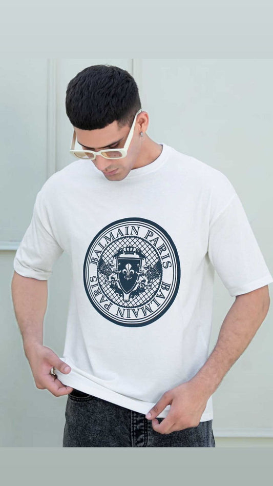 BLMN X COIN WHITE OVERSIZE T-SHIRT